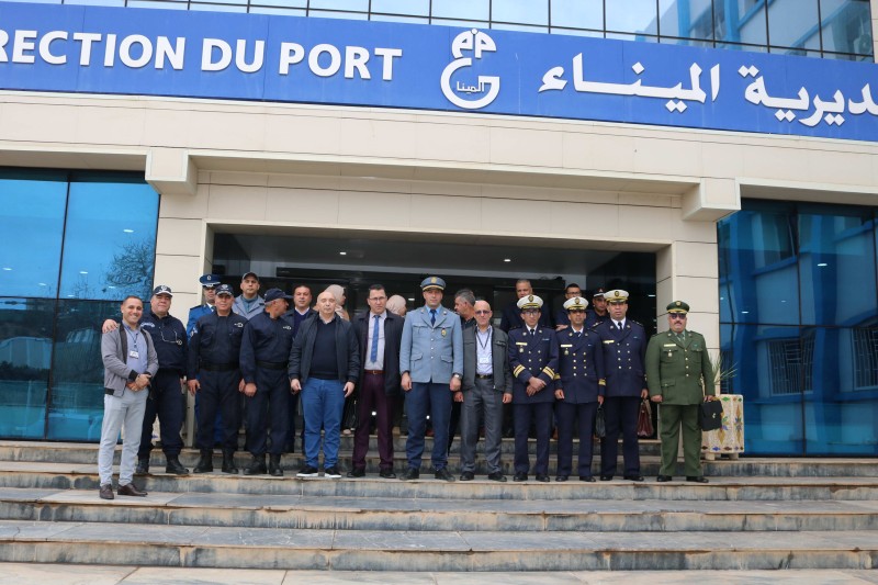 VISITE DE LA COMMISSION NATIONALE INTERSECTORIELLE DE SURETÉ MARITIME ET PORTUAIRE AU PORT DE GHAZAOUET